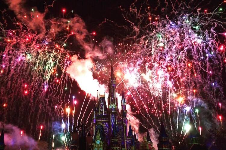 Fireworks at Disney