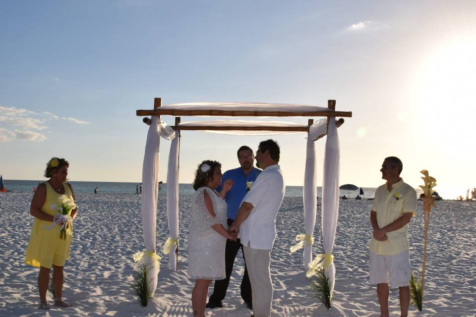 Beach ceremony