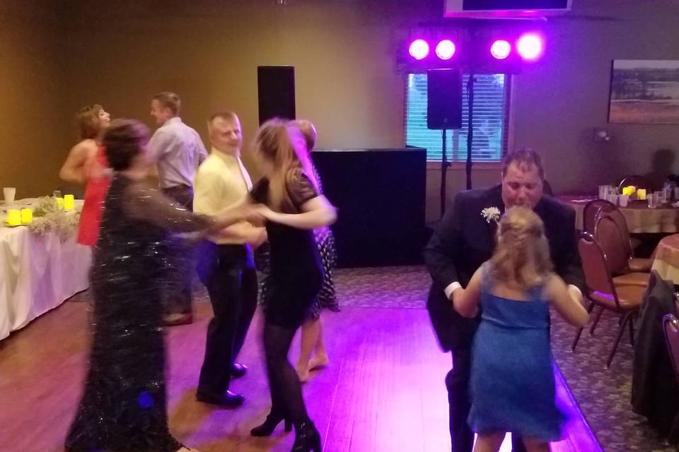 guests dancing