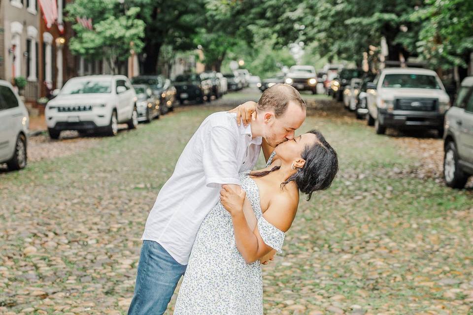 OLD TOWN ALEXANDRIA ENGAGEMENT