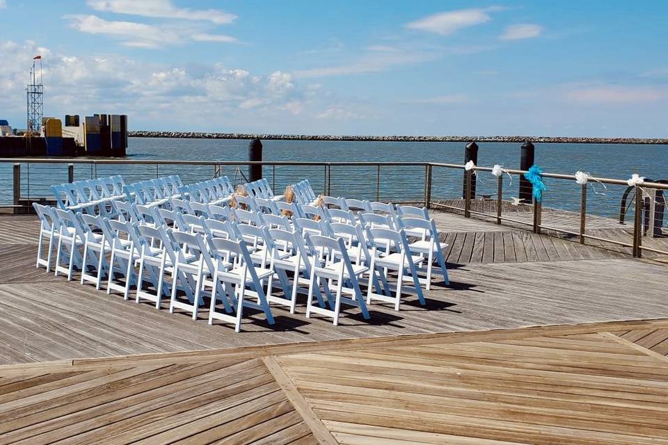 Waterfront ceremony