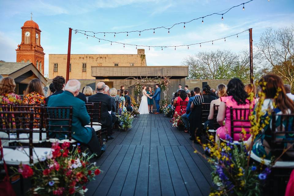 Rooftop Ceremony