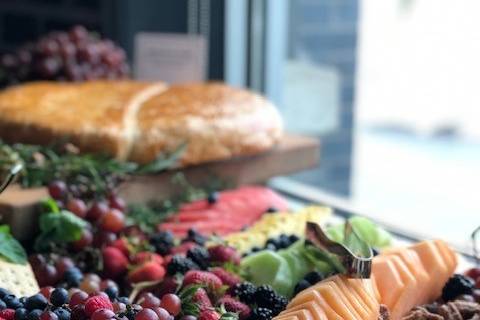 Cheese & Fruit Display