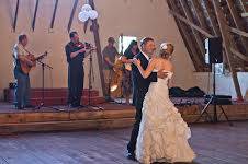 Playing a waltz for the father/daughter waltz at a barn dance. This was just after the cutting of the cake.
