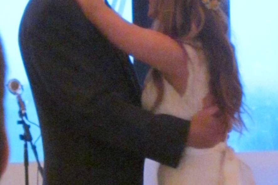 Father of the bride and bride sharing a special moment during a waltz that they requested.
