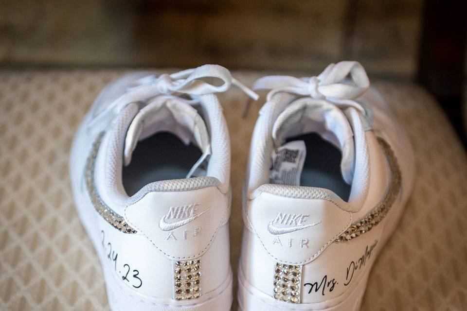 Custom Bridal Sneakers
