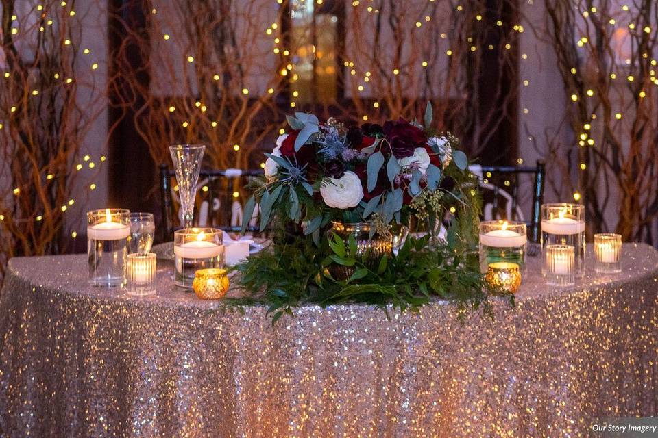 Candlelight Sweetheart Table