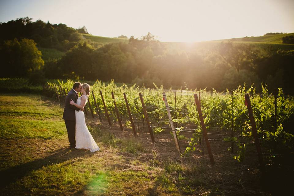 Toasting to the rest of their lives together