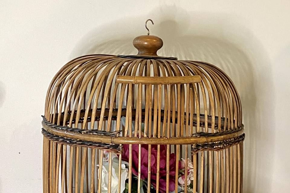 MCM bamboo bird cage