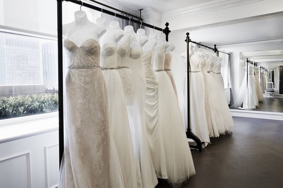 Romona Keveza, Mark Ingram Bridal Shop New York City