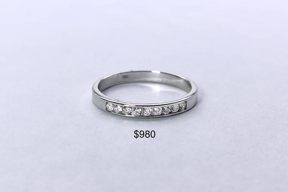 Diamond Wedding Band