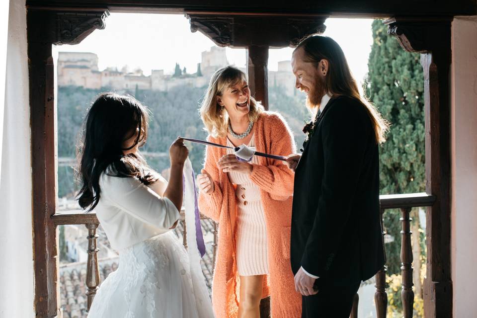 Winter wedding, Granada