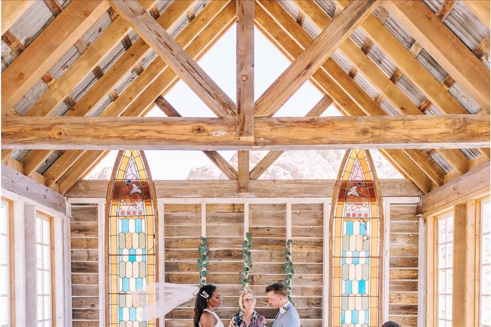 Nelson's Ghost Town Chapel