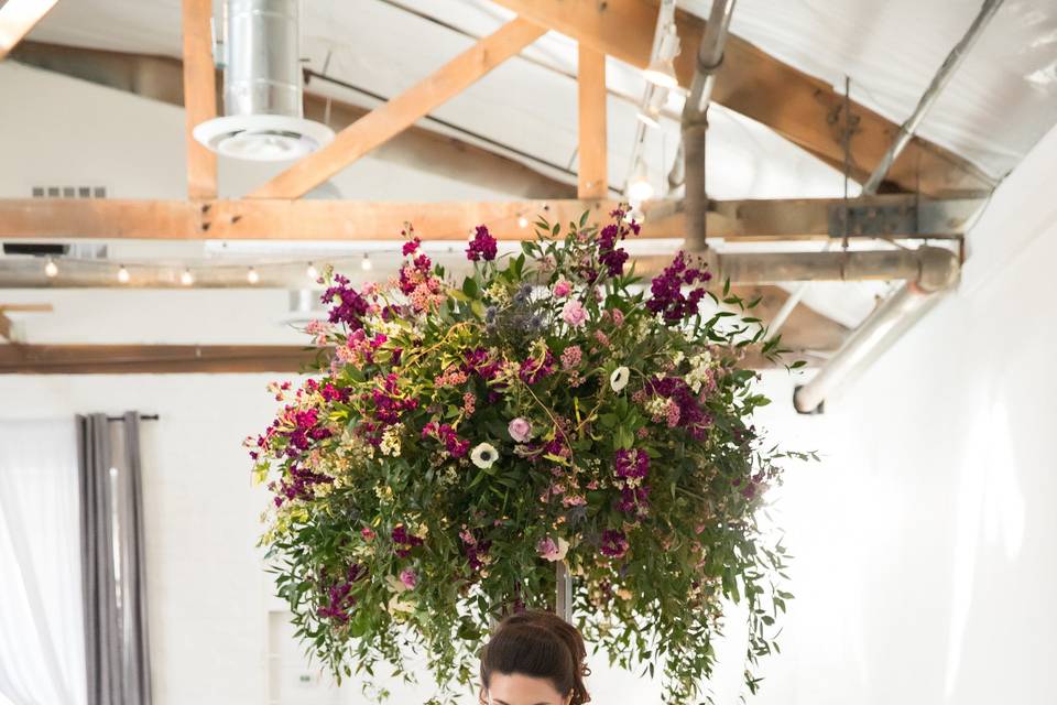 A bride's moment to reflect