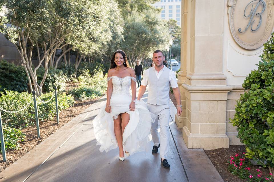 Jet-setting UK couple