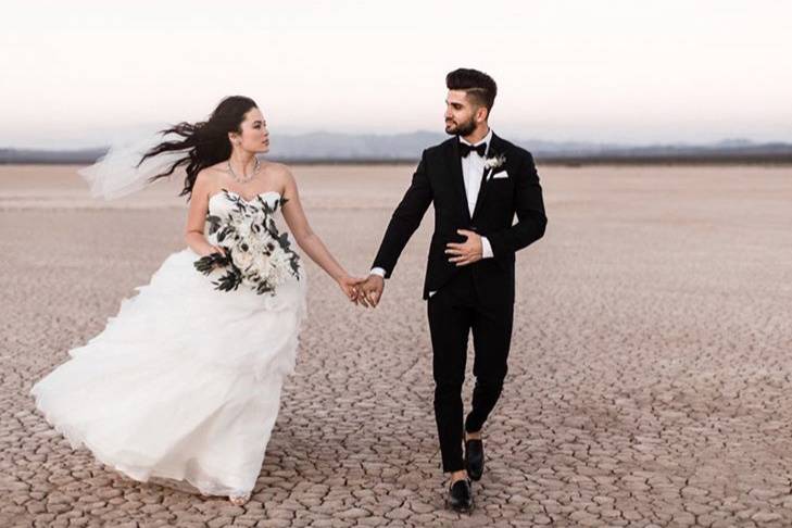 Dry Lake Bed on a windy day