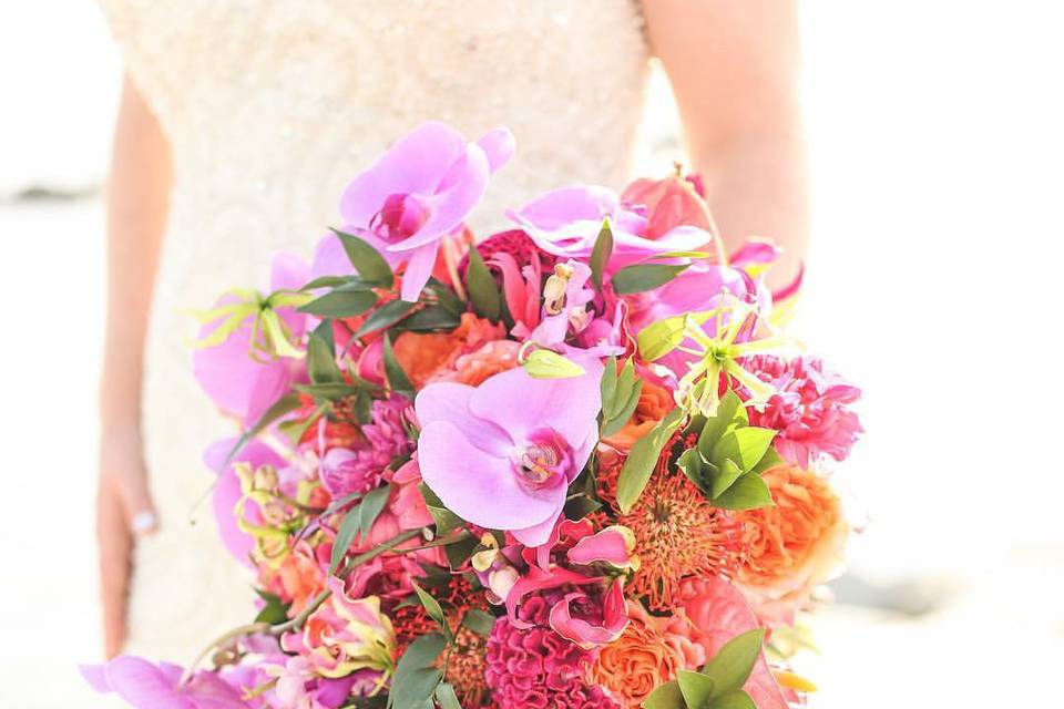 Sample bridal bouquet