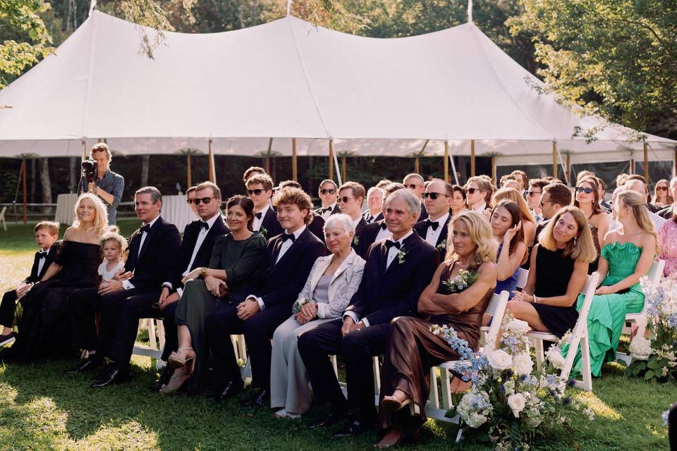 Ceremony w/ Cocktail in Back