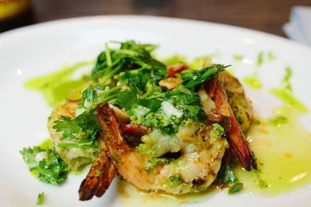 Delicious shrimp dish