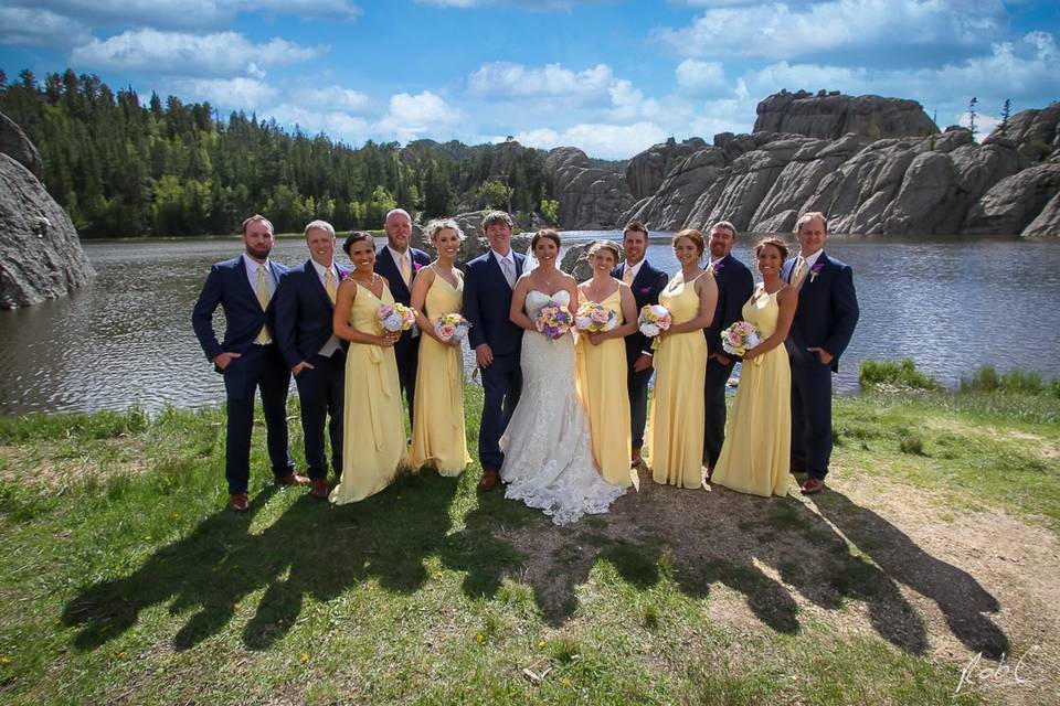 Sheridan Lake wedding