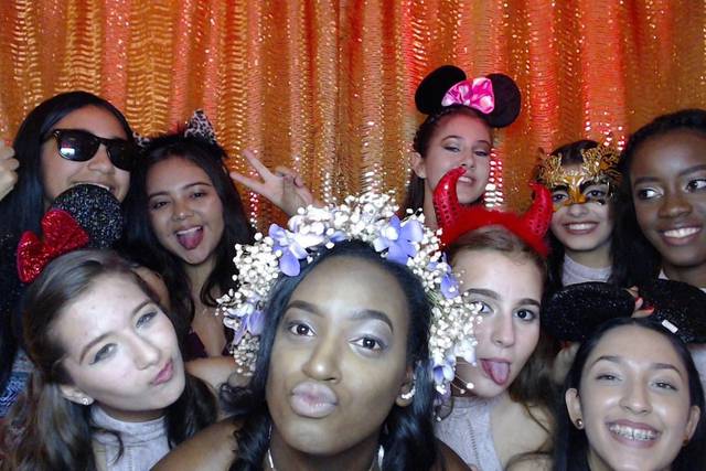 Ladies in the booth