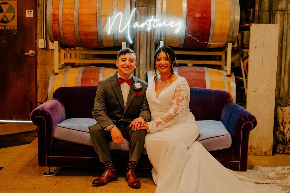 Winery wedding