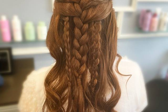Braided updo