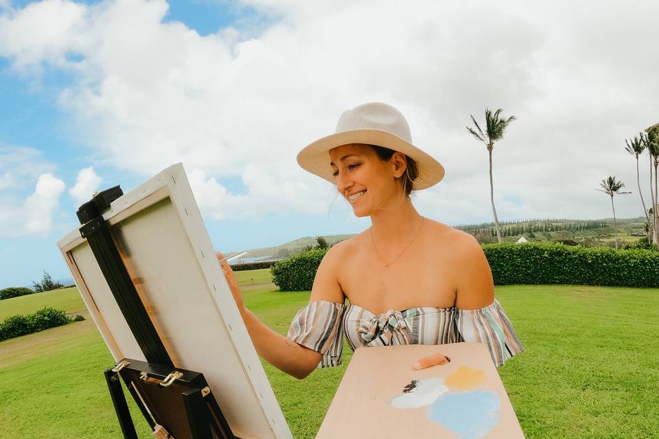 The Maui Wedding Painter