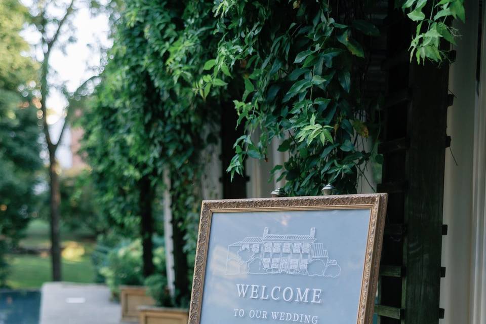 Welcome Sign-Clifton Inn