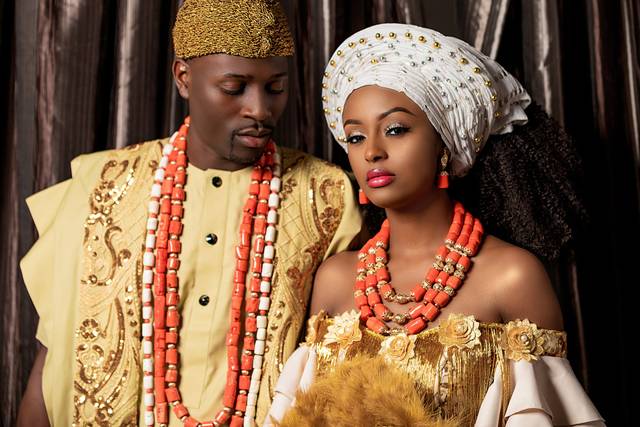 Newlywed portrait
