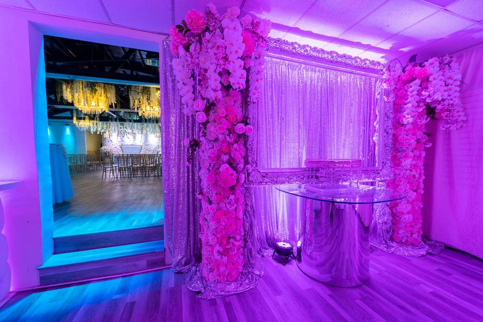 Two fully decorated venues