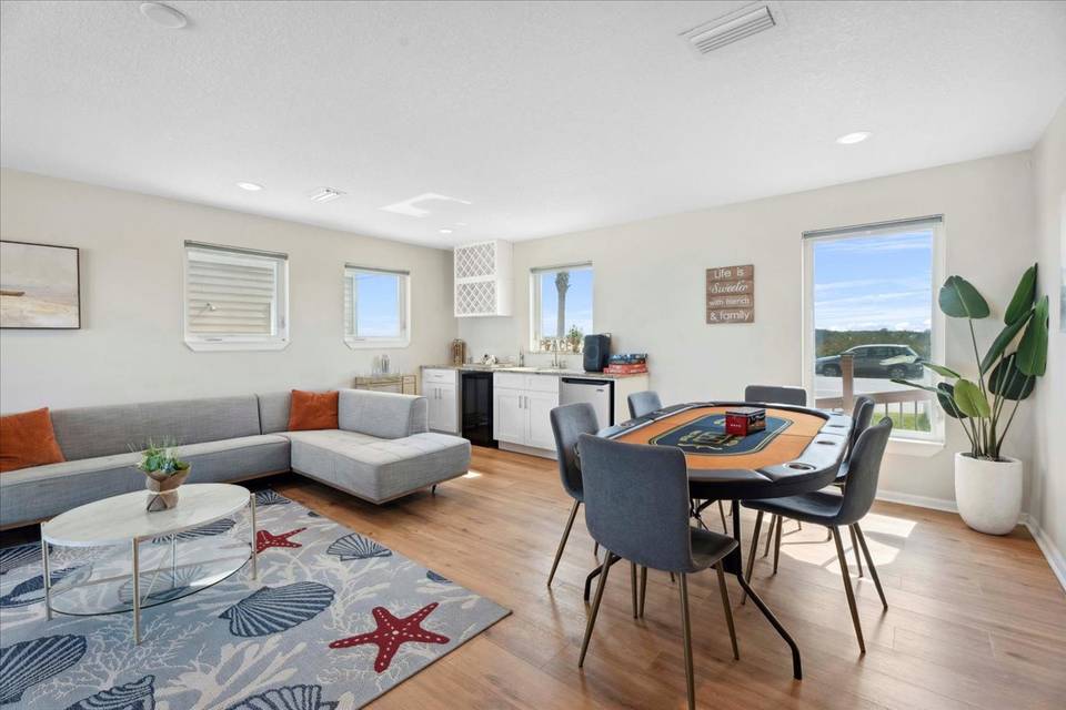Oceanfront Entertainment Room