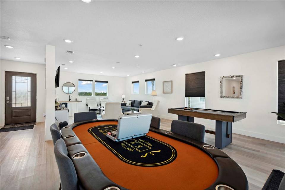 Oceanfront Entertainment Room