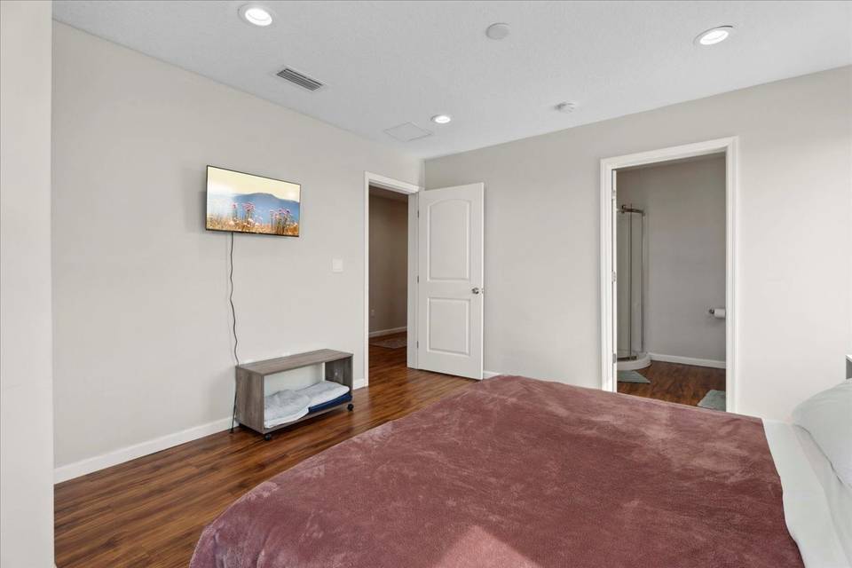 Spacious Bedrooms