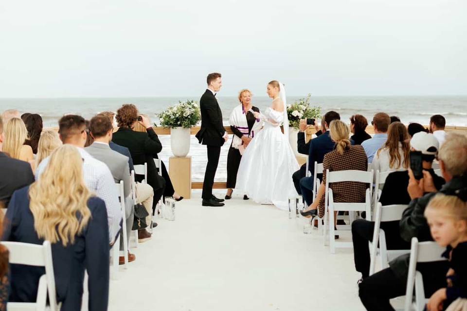 Rooftop or Beach wedding