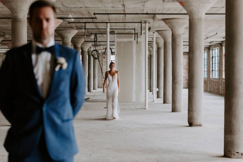 Industrial-chic setting - Christina Ney Photography