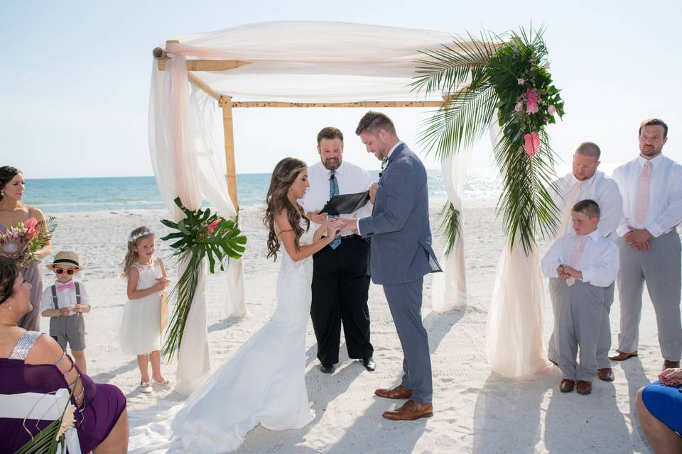 Tropical Beach Wedding!