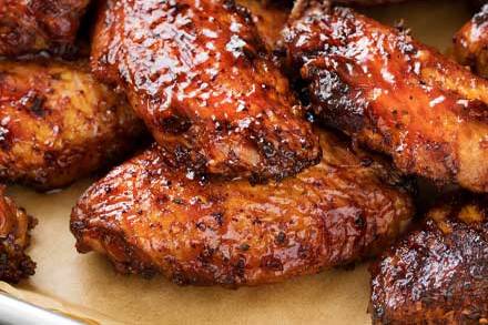 Smoked chicken wings