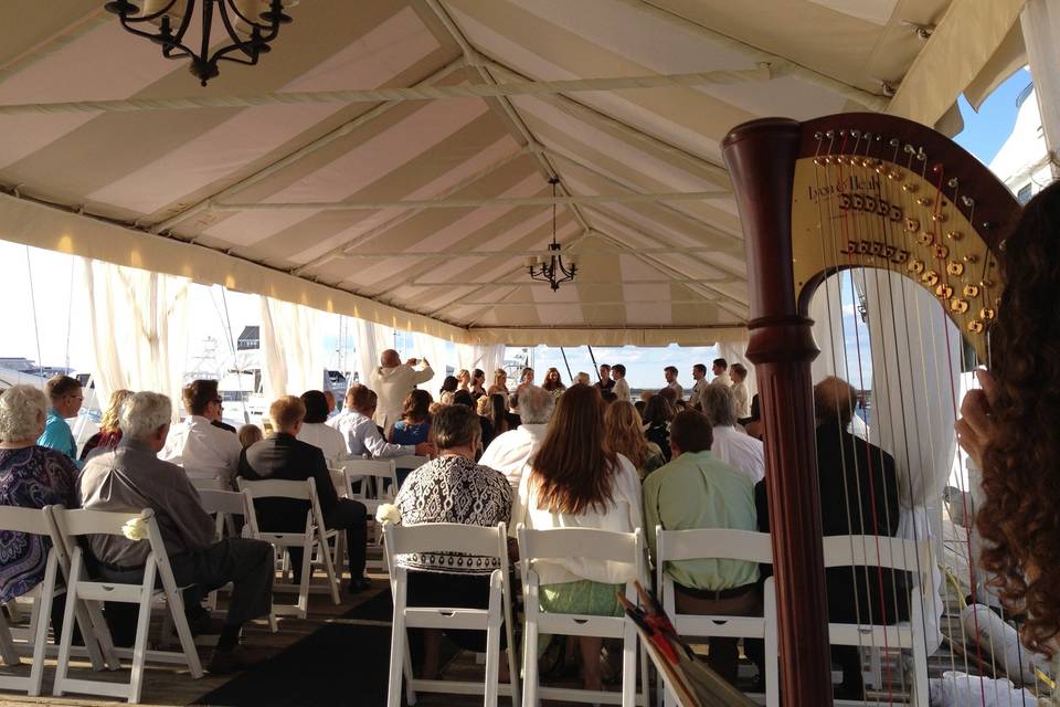 A Newport harbor ceremony
