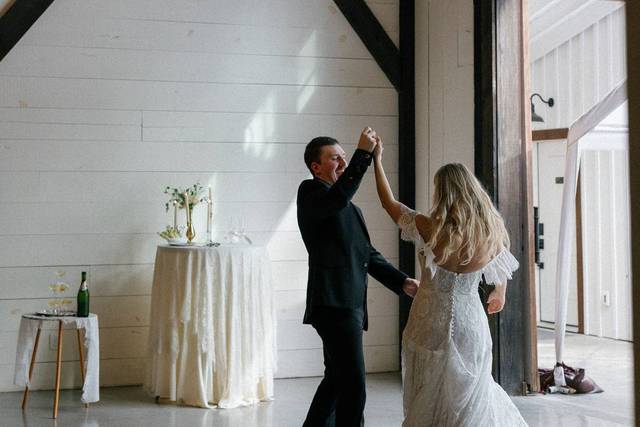 First dance in the barn