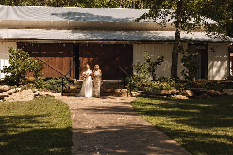 Mother and bride entrance