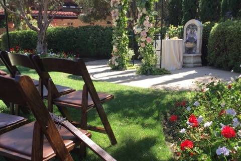 Ceremony at Estancia in La Jolla