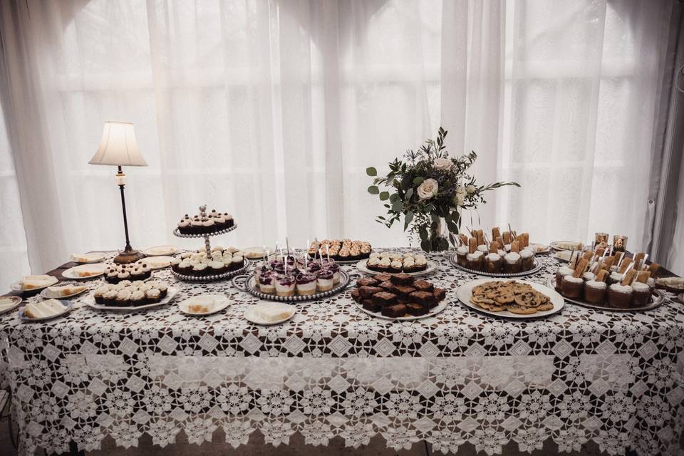 Sweets Table Setup