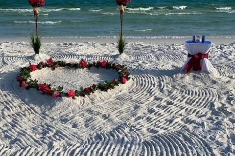 Sand Ceremony setup