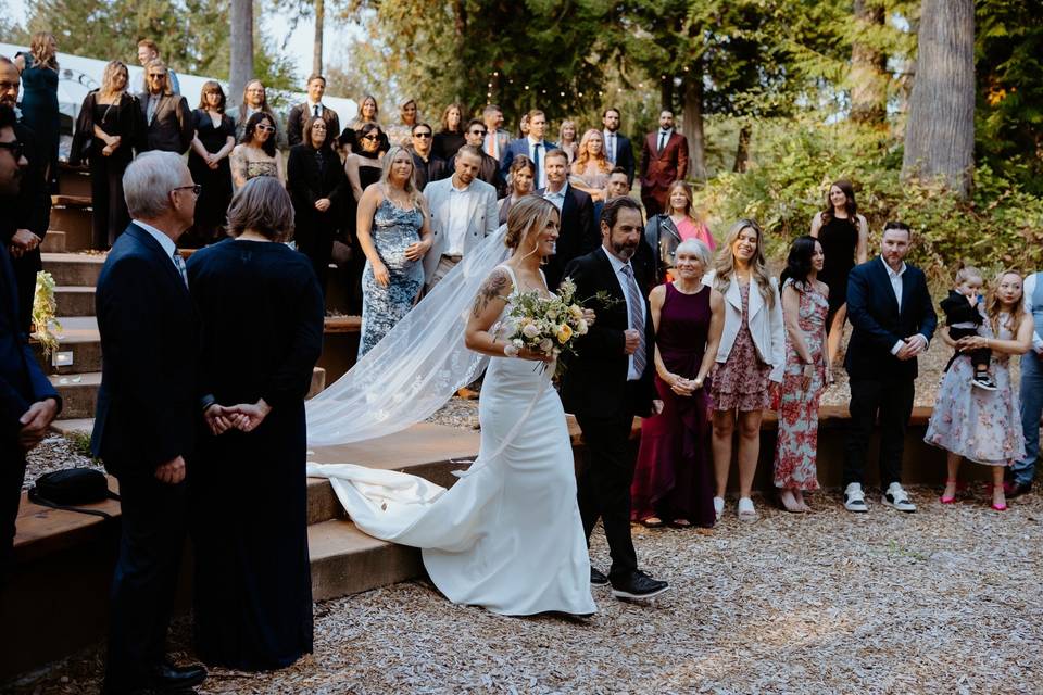 Here comes the bride