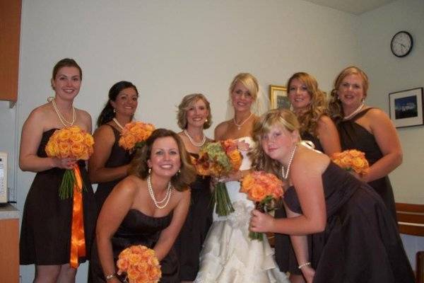 Bridal Party all done by Glam Squad