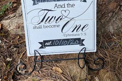 Wedding Sign