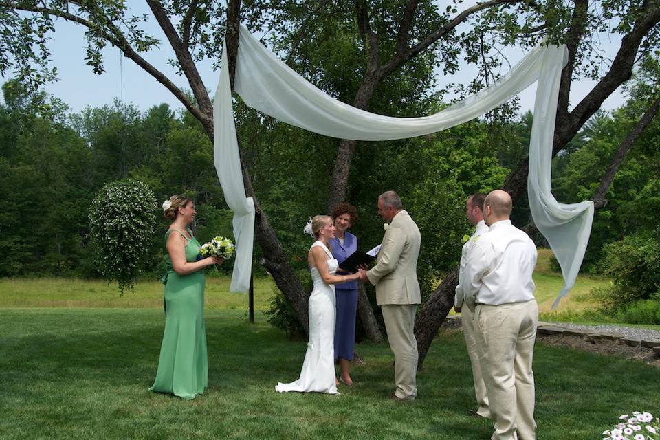 Backyard wedding!