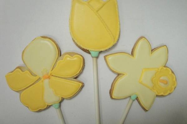 Yellow Flower Cookies
