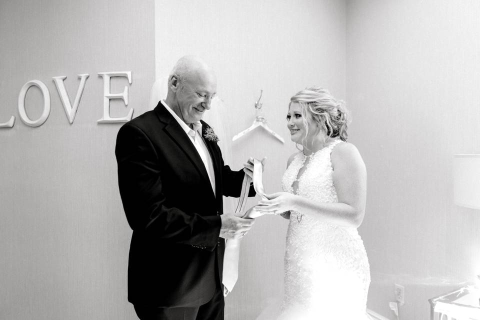 Bride and her Father